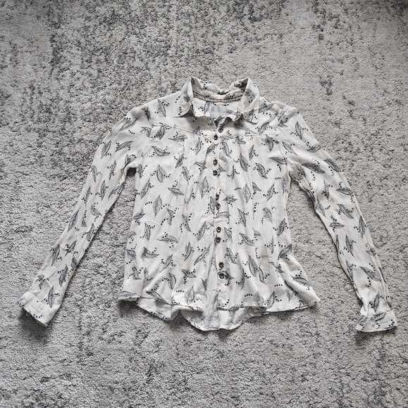 ANTHROPOLOGIE Leaf Blouse - Picture 4 of 9